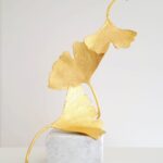 Golden Gingko 3 Leaves, 2021